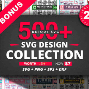 500+ Mega Design Collection, Christmas Bundle, Halloween Bundle, Thanksgiving Quotes Bundle