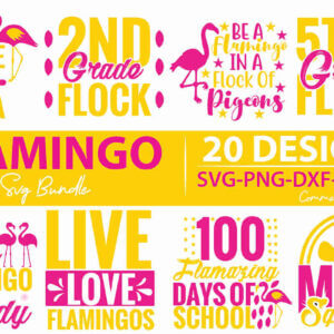 Flamingo SVG Bundle, WHAT the FLOCK, I Don’t Give a Flock