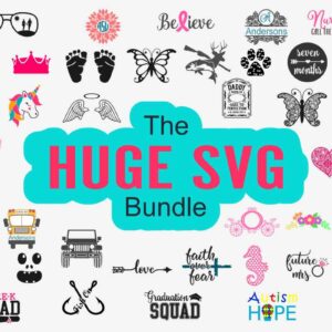 The Huge SVG Bundle – Over 100 Designs