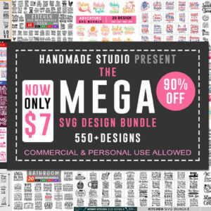550+ The Mega SVG Bundle, Mommy Kitchen Bundle, Christmas Mega Bundle, Valentine’s Bundle