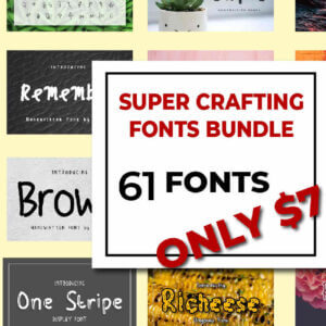 Super Crafting Fonts Bundle