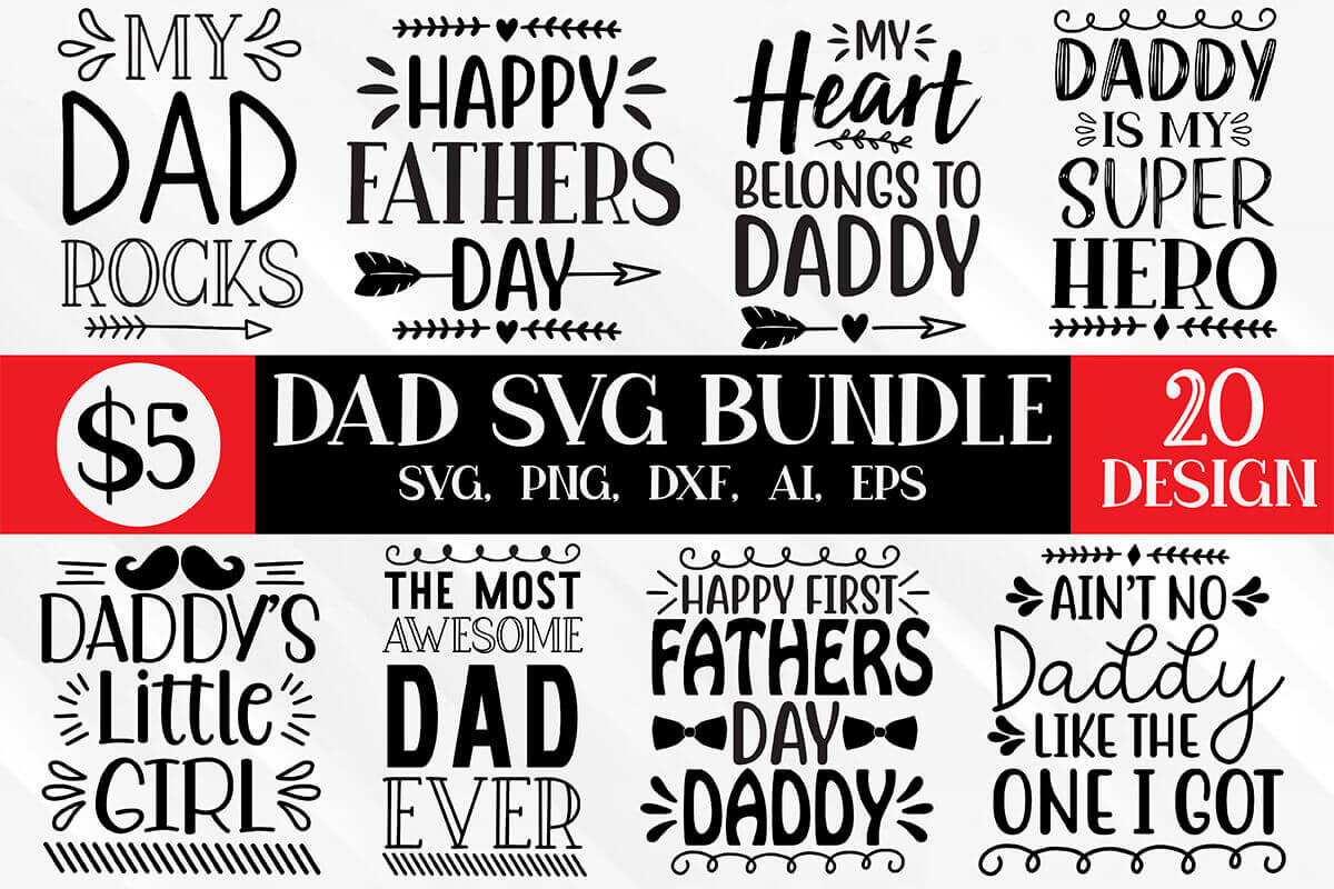 Download Father S Day Bundle Vol 1 Digitale Svg