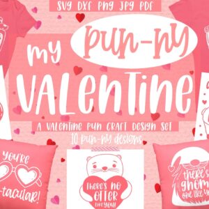Valentine’s day Pun SVG designs bundle