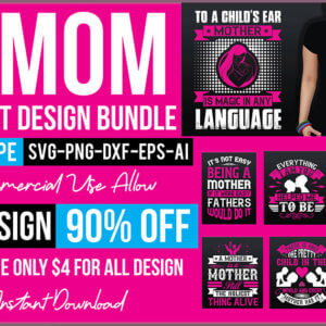 Mom T-shirt Design Bundle Vol-3