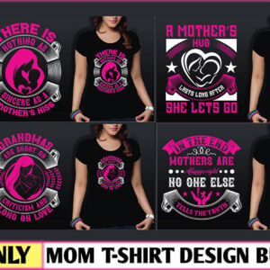 Mom T-shirt Design Bundle