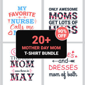 Mother’s Day T-shirt Design Bundle Vol-3