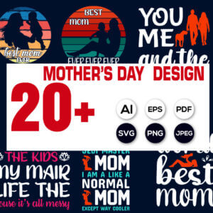 Mother’s Day T-shirt Design Bundle Vol-6